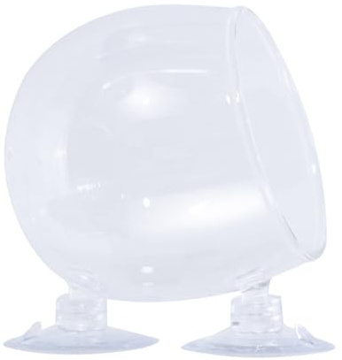 Limtula Dekorativer Glas-Pflanzbecher für Aquarien für kleine Pflanzenzucht, Aquarien, Landschaftsbau, Zubehör, Pflanzenhalter