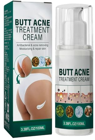 KOAHDE Crema para Eliminar el Acné en los Glúteos,Crema para Eliminar Granos de Gluteos,para el Acné en los Glúteos,100ML
