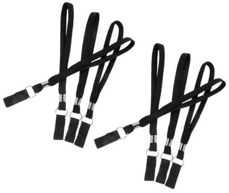 LOORGVEL 8 Stück Teiliges Set Handgelenkschlaufe für Gehstöcke mit Einfachem Abklemmen Weiche Trageschlaufe Hohe Sichtbarkeit Kompatibel für Wanderstöcke und Outdoor Aktivitäten