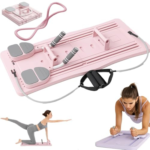 Pilates Set - Formt Deinen Körper, Verändert Dein Leben, Pilates Board Für Zuhause, Reformer Pilates Maschine Für Sportneulinge Bis Hin Zu Echten Profis, Faltbare, Compact