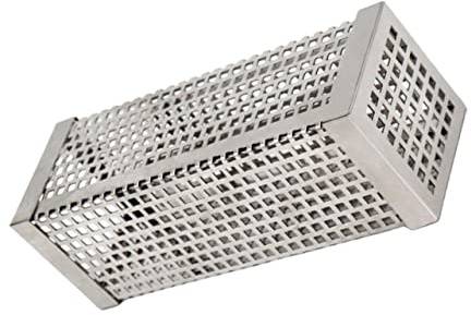 Kisangel Stainless Steel Pellet Tube BBQ Smoker for Hot and Cold Smoking Barbecue Tool for Pork Ribs Chicken Vegetables Outdoor Grill Accessories