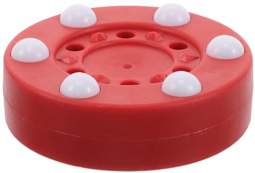 WHAMVOX Puck Entraînement Roller Hockey pour Extérieur et Intérieur Palet de Pratique Résistant Aux Intempéries Accessoire de Hockey sur Terrain pour Entraînement Avancé Hommes et Femmes