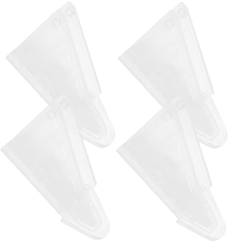 MAGICLULU 4 Cerraduras de Ventana Corrediza de Vidrio Transparentes, Seguridad para, Bloqueo para Puertas Correderas de Armario, Protección Infantil para Puertas y Ventanas, Fácil