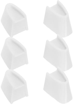 FUTUREORYY 6pcs White Dimmer Switch Knobs Replacement – Sliding Light Dimmer Control Knobs Suitable for Ceiling Lights and Stage Lighting Ambience Adjustment
