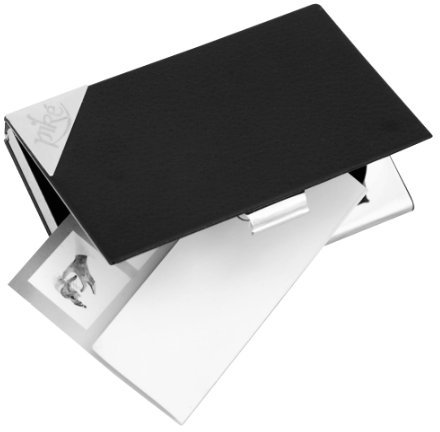 piké zeitloses Visitenkartenetui Kunstleder Damen | Slim Design | Business Kartenetui | elegantes Etui mit Samtfutter | 014427