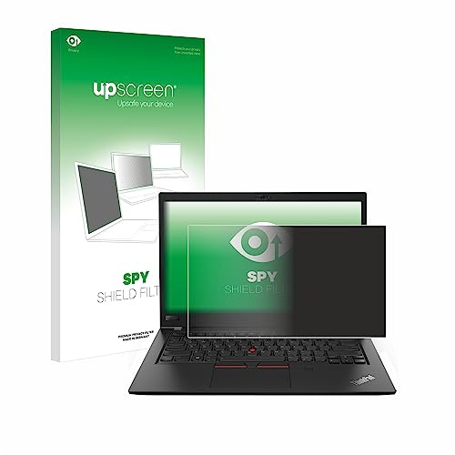 upscreen Blickschutzfilter für Lenovo ThinkPad T480s | Anti-Spy Displayschutz Made in Germany Privacy Filter Blickschutzfolie Blaulichtfilter Sichtschutz-Folie
