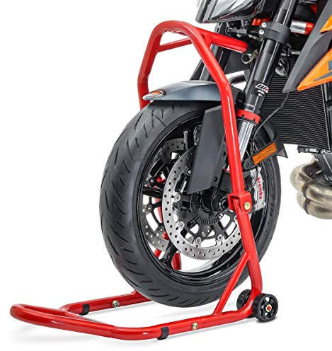 Lenkkopfständer Motorrad Constands Classic 28,5mm Lenkkopf Montageständer rot