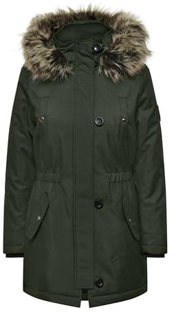 ONLY Onliris FUR - Parka invernale CC OTW, taglia S, colore: Rosa