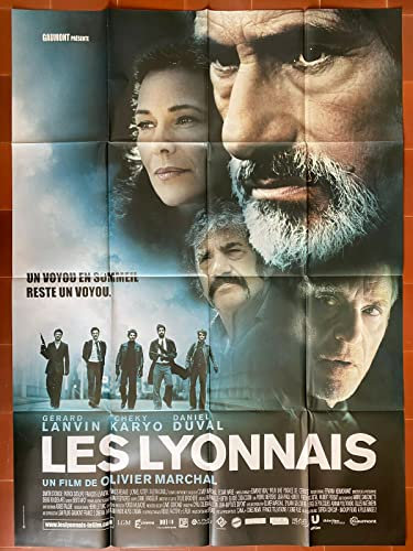 Affiche LES LYONNAIS Olivier MARCHAL Gerard LANVIN Daniel DUVAL 120x160cm