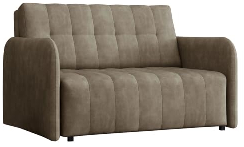 Mirjan24 Sofa Viva Grand II mit Schlaffunktion, Zwei Sitzer Schlafsofa mit Bettkasten Polstersofa, Farbauswahl Bettsofa/Couch, Sofagarnitur (Country 3)
