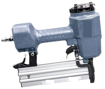 Clavadora para armazones Pistola de clavos neumática pequeña de acero FST50 Pistola de clavos para fijación de puertas y ventanas de línea de rodapiés Pistola de clavos rectos Pistola de clavos sin c