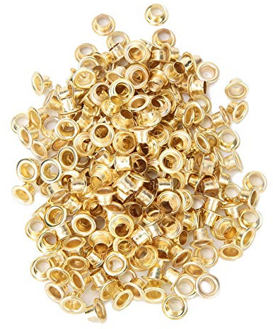 4 Mm Goldene Ösen, 250 Sets Metallösen, Papierkarten, Einzellocher, Runde Ösen, Ösen für Schuhe, Kleidung, Basteln, Scrapbooking, Papier, Dokumente