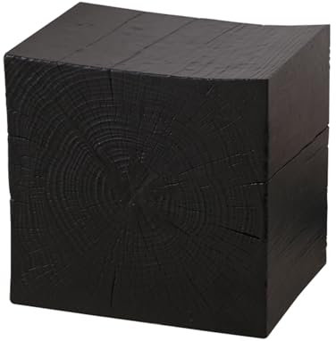 SCHAAN Tabouret de souche d'arbre en Bois, Table d'appoint Rustique, Table d'appoint en Bois, Petites Tables Basses, tabourets de Jardin décoratifs naturels pour terrasse, décoration