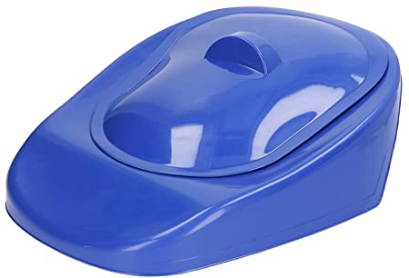 Padella in PP, Padella per Letto per Pazienti Anziani Liscia e Portatile per Uso Domestico con Manico del Coperchio per Dispositivo di Emergenza per Padella Domestica per Donna