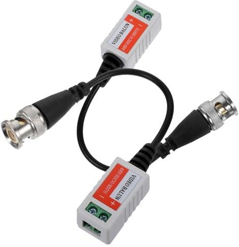 Uonlytech 3 Stück Paar Video-Balun-Transceiver BNC-Video-Balun CCTV-Kamera-Video-transceiver