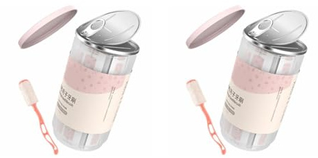 minkissy 60 Stk Entbindungszahnbürste empfindlich Borstenzahnbürste Zahnbürsten zahnbürste Werkzeuge zur Zungenreinigung Mundreiniger Gaze Waschmittel Reinigungsstab pp