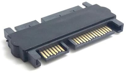 Multibao 3.5 2.5inch SATA 22Pin 7+15 Male to SATA 22P 7+15 Male Extension convertor Straight Adapter