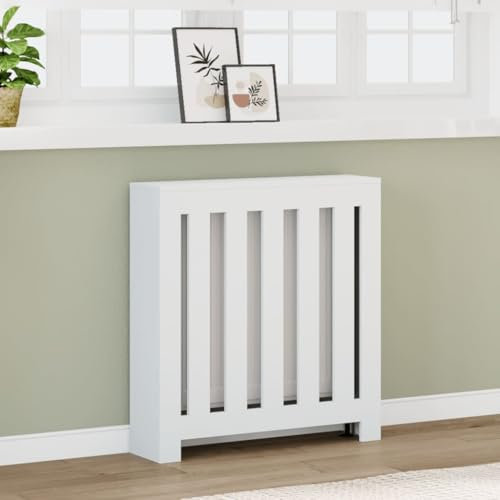 ShGaxin Heizkörperverkleidung Weiß 78x20x82 cm Holzwerkstoff, Heizung Abdeckung, Radiator Cover, Heizungsabdeckung, Abdeckung Heizung, Heizkörper Verkleidungen - 852726