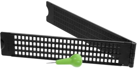 FRCOLOR 1set Kit Di Scrittura Braille Per Non Vedenti Lavagna Portatile Linee Con Celle Include Punteruolo Strumenti Educativi Per Apprendimento e Sviluppo Delle Competenze Braille