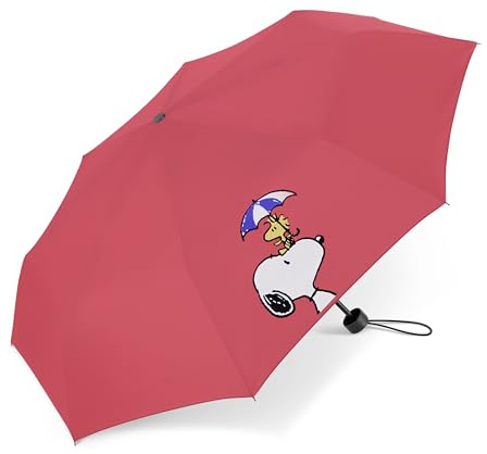 happy rain Kinder-Mini Taschenschirm PEANUTS - red