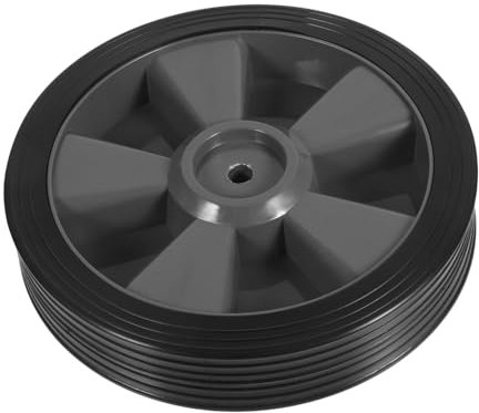 FONDOTIN BBQ Grill Wheel Replacement for Utility Cart Heavy Duty Rubber Outdoor Caster Wheel Suitable for Barbecue Stove Camping and Picnic