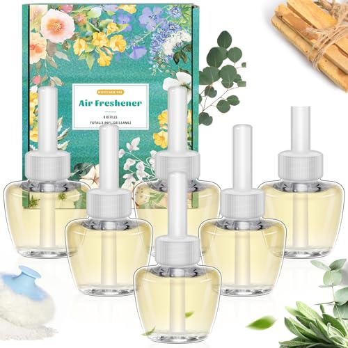 SCENTORINI Duftölflakon Nachfüller,6 x 19 ML, Raumduft Lufterfrischer