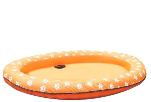 Zattera Per Animali Domestici - Facile Configurazione Doggy Pool Floats | Zattera Piscina Cani Gonfiabile, Portatile Piscina per Cani, Piscina per Cani Che I Gatti possono Cavalcare