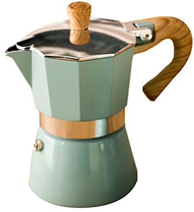 TMXKOOK Coffee Maker Percolator, 300ml Aluminum Mocha Pot for Rich, Less Deposit Coffee - Perfect for Brewing Delicious Italian Espresso at Home