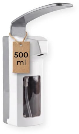 Medi-Inn Wandspender Kunststoff mit Langarmhebel für 500 ml Euroflaschen (1 Stück)
