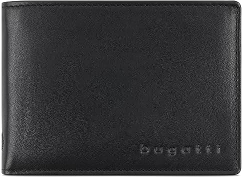 Bugatti Primo Geldbörse Leder 12 cm, Schwarz, Einheitsgröße