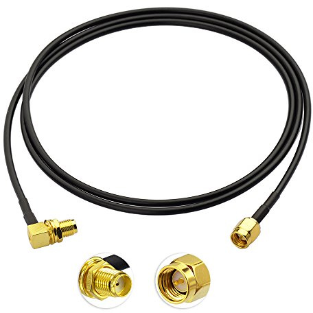 BINGFU 1M SMA Antennenkabel SMA Stecker auf SMA Buchse 4G LTE Antenne Verlängerungskabel Kompatibel mit 4G LTE WLAN FPV Homematic CCU2 CC1101 Huawei Router MEHRWEG