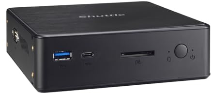 SHUTTLE BAREBONE NANO NC10U5 I5 65W WHISKEY LAKE I5-8265U,2XDDR4,HDMI,DP,SD,2XUSB3.1, BLACK