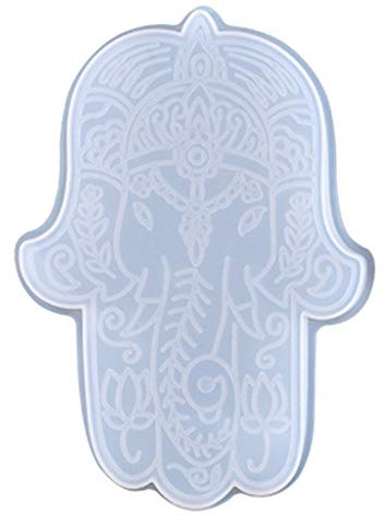 Fagu Crystal Molde de Resina epoxi Mano Fresca de Fátima Adornos Molde de Silicona para fundición
