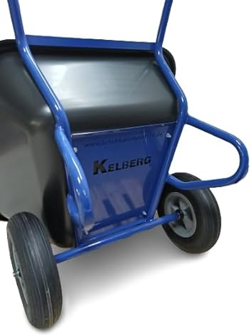 Kelberg Schubkarre 290L – bis 250kg – Gartenschubkarre & Bauschubkarre – Luftrad 400-8 PP Deli Tire – Kunststoffwanne – ergonomische Griffe – Made in EU – kein China-Produkt