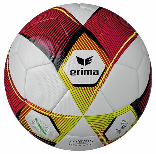 Erima Hybrid Trainingsball 2.0 rotgruen, 4 Ohne Geschlecht