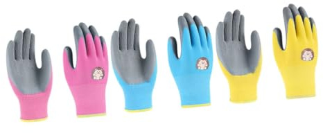OFFSCH 3pares Guantes Jardinería Reutilizables Guantes Trabajo Látex Protección Seguridad