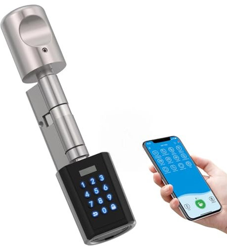 WELOCK Wi-Fi Smart Lock - Keyless Entry Electronic Deadbolt with Keypad, App Control, IP65 for 50-100mm Doors - Smart Lock for Front Door