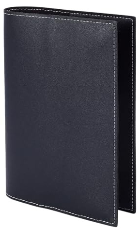 WEBEEDY A5 Leather Journal Book Cover Refillable PU Leather Handmade Notebook Cover Vintage Book Protector for A5 Hardcover Sketchbook Travelers Writers Book Lovers Gifts Back to School, 15x21cm
