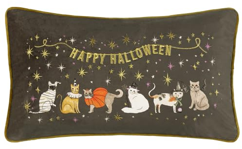 furn. Halloween Pawty Housse De Coussin (Multicolore - 30x50cm)