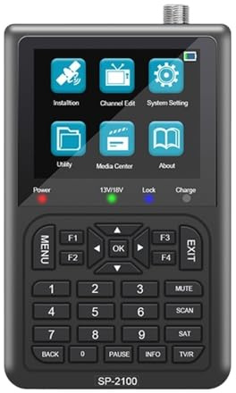 HD Sat Finder DVB S/S2 Satfinder Schermo LCD Da 3,5 Pollici MPEG-2/4 Misuratore Di Segnale Satellitare Digitale Facile Da Usare(Blacklit Model)