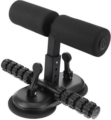 GANAZONO Barra Abdominal Ajustable con Ventosa Reforzada Dispositivo Portátil para Ejercicios de Abdominales Casa Práctica para Sit-ups y Crunches Compacto y Estable