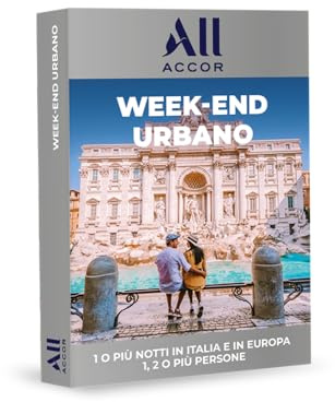 JungleGift all-Accor - Cofanetto Regalo - Weekend Urbano - Soggiorno di 1 o più Notti in Italia e Europa, per 1-2 Persone
