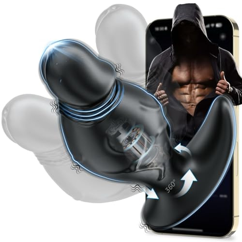 APP Analplug# für Männer Frauen mit Vibration Silikon Anal Plugs Butt Plug Analvibratoren 9 Vibrations Realistischer Dildo Buttplug Sex Spielzeug Anal Vagina Vibratorensets für Paare Sex Toys Anfänger