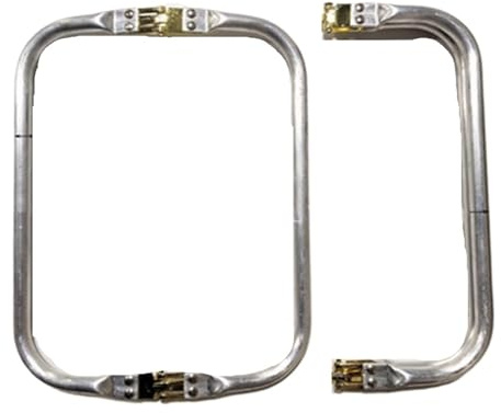 AMENGJ Clutch per Borse Uncinetto Manici for Borse in Metallo, Chiusura a Scatto, Parti e Accessori for(22cm)