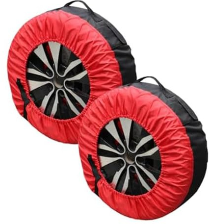 Homeponnew Sacs de rangement pour pneus de voiture pour pneus de secours de 40,6 à 55,9 cm, polyester Oxford 600D, résistant aux UV, protection contre les intempéries avec sangles réglables et