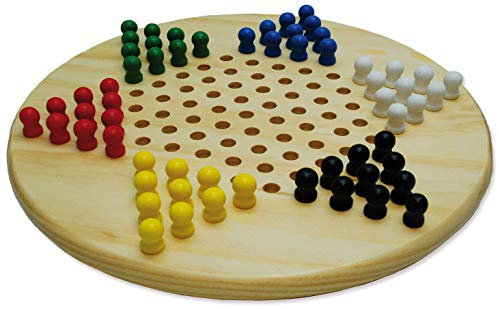 H.O.T. Games Dames Chinoises, Jeu de société en Bois