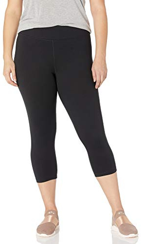 Just My Size Active Plus Size Capri Leggings, Stretch Jersey Capri Pants