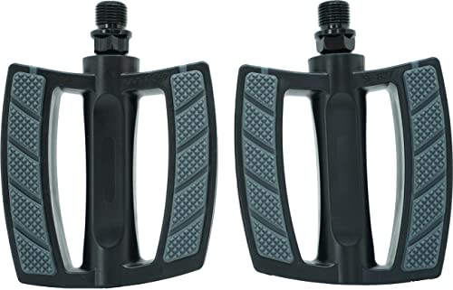 Prophete Fahrradpedale, E-Bike Pedale, auch für City- und Trekkingfahrräder geeignet, Farbe schwarz