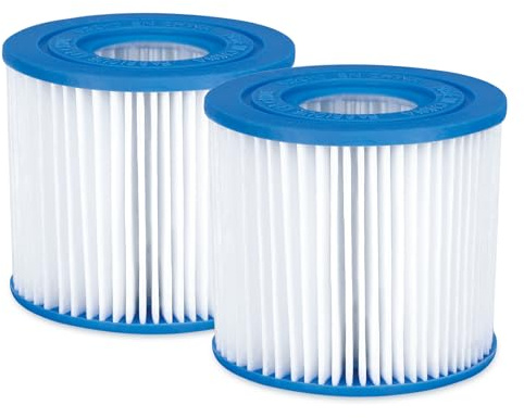Poolfilter Pool Filter für Swimming Pool Whirlpool - Typ D Typ A/C Typ I - Filterkartuschen Kartuschenfilter für Poolpumpe - Filterkartusche für Swimmingpool - Papierfilter Wasserfilter (2, Typ D)