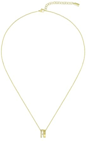 BOSS Jewelry Halskette mit Anhänger für Damen Kollektion LYSSA aus Gelbgold mit einem Charm - 1580347